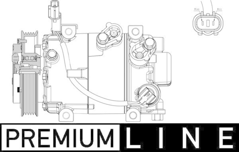 MAHLE Kompressor, Klimaanlage BEHR *** PREMIUM LINE ***