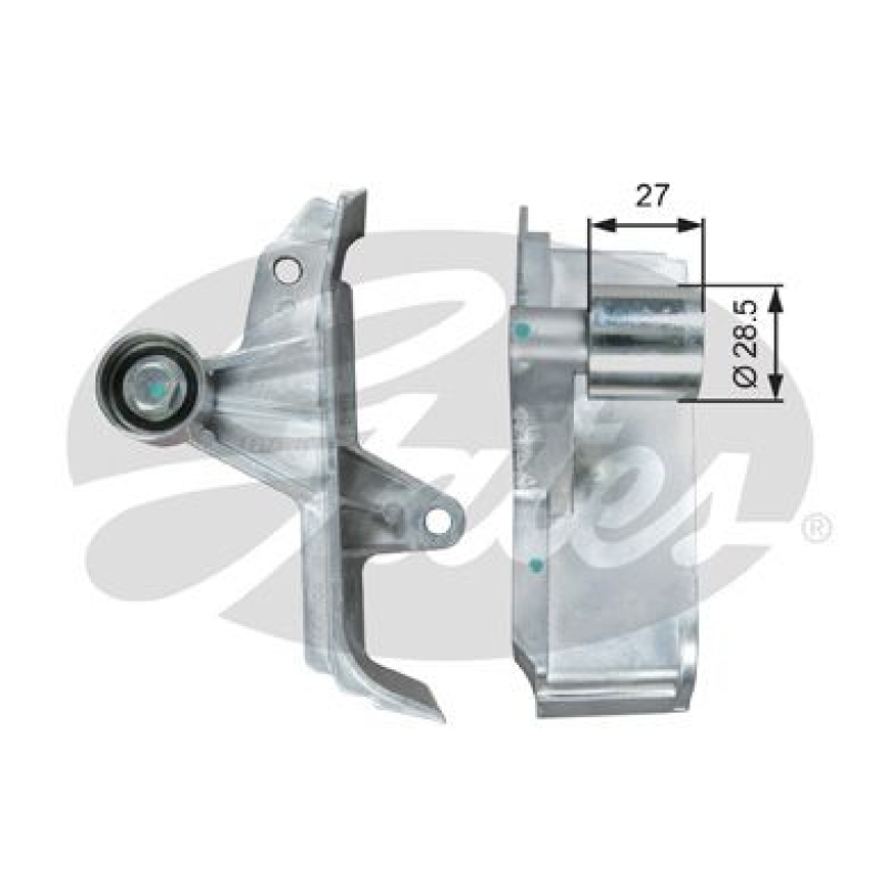 GATES Umlenk-/Führungsrolle, Zahnriemen PowerGrip®