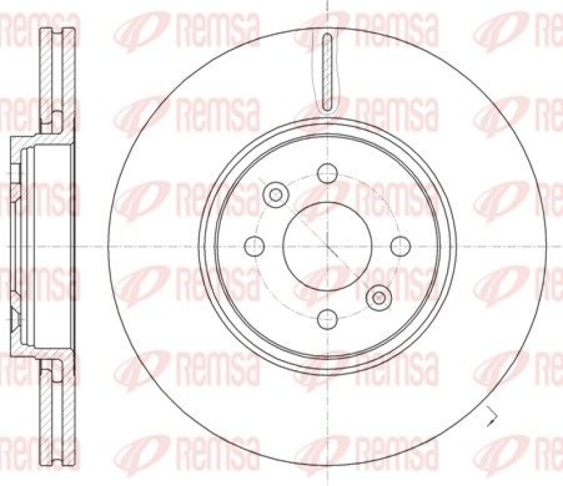 2x REMSA Brake Disc