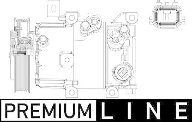 MAHLE Kompressor, Klimaanlage BEHR *** PREMIUM LINE ***