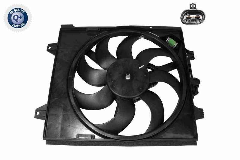 VEMO Fan, engine cooling Q+, original equipment manufacturer quality