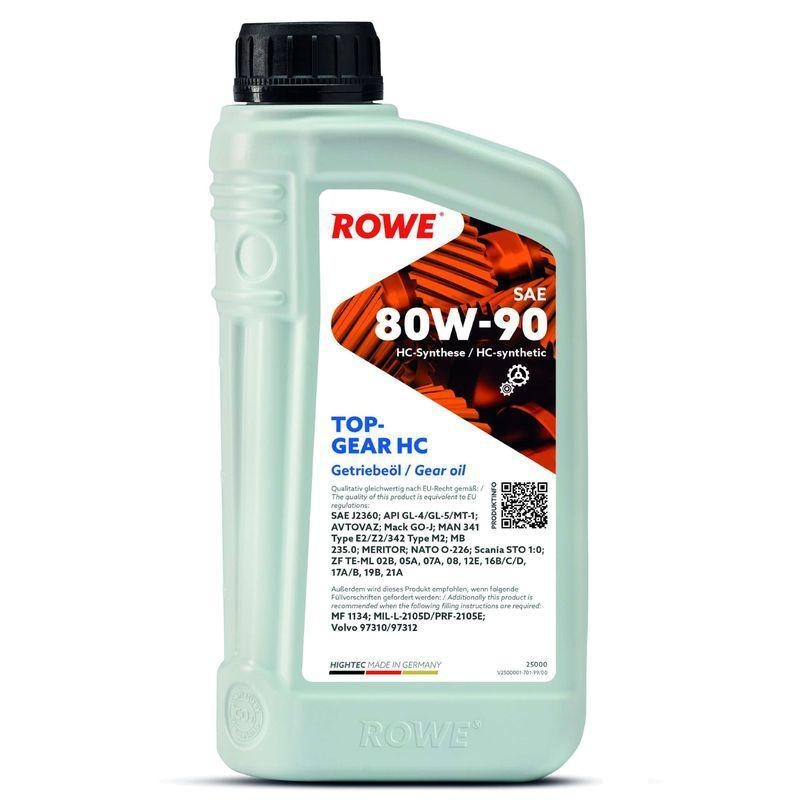 ROWE Getriebeöle Schaltgetriebe 1L Liter HIGHTEC TOPGEAR SAE 80W-90 HC