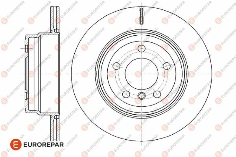 2x EUROREPAR Bremsscheibe