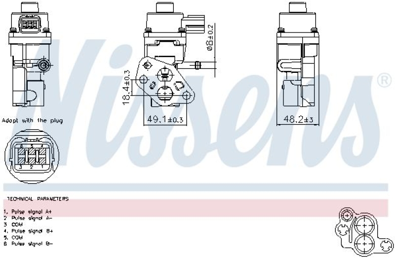 NISSENS AGR-Ventil ** FIRST FIT **