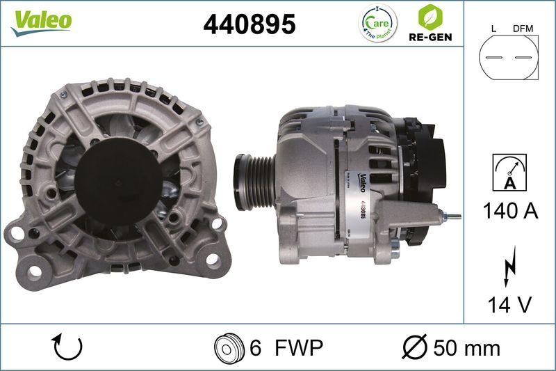 VALEO Alternator VALEO RE-GEN REMANUFACTURED