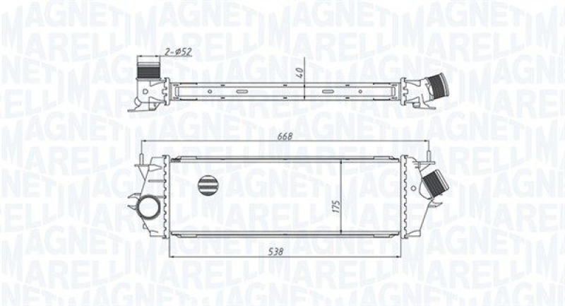 MAGNETI MARELLI Ladeluftkühler