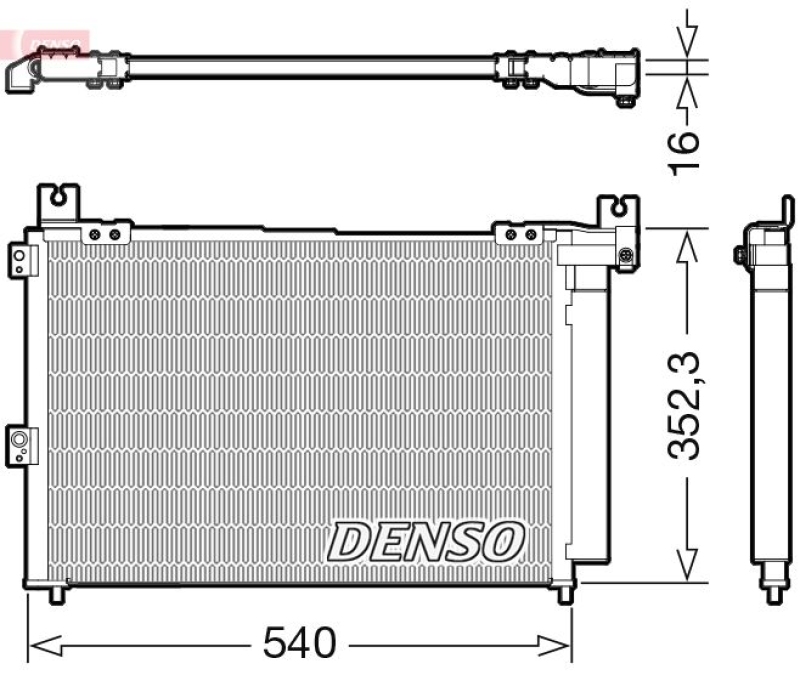 DENSO Condenser, air conditioning