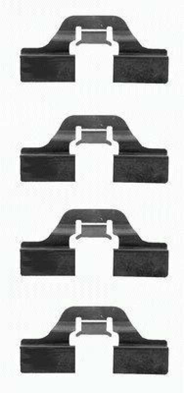 TEXTAR Accessory Kit, disc brake pad