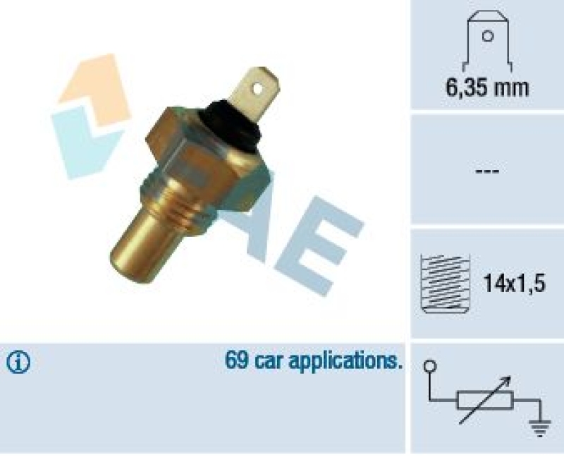 FAE Sensor, Kühlmitteltemperatur