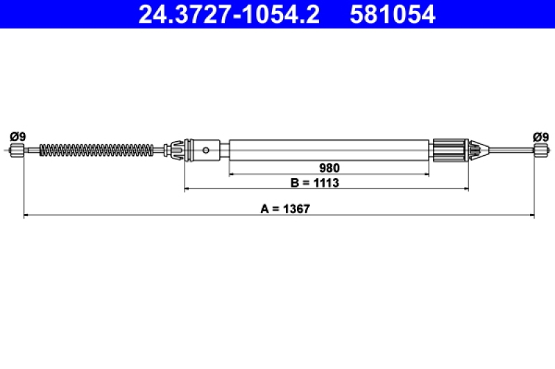 ATE Cable, parking brake