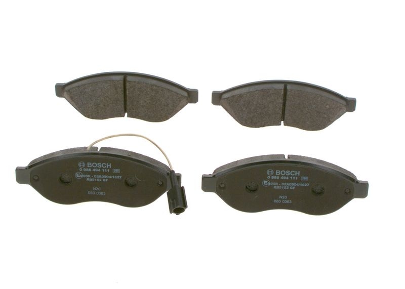 BOSCH Brake Pad Set, disc brake