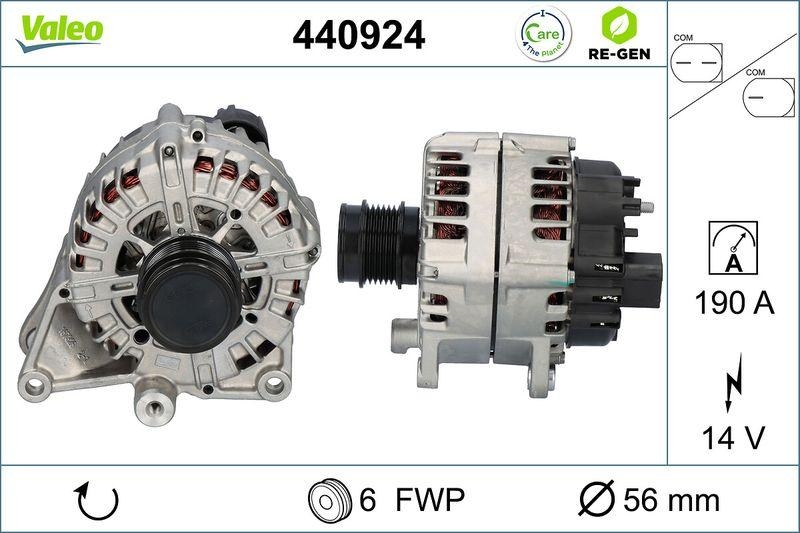 VALEO Alternator VALEO RE-GEN REMANUFACTURED