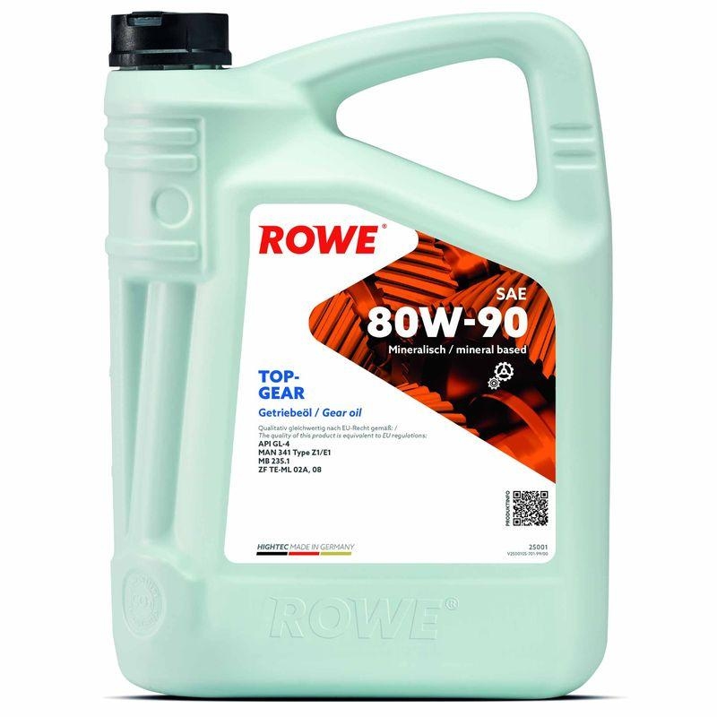 ROWE Motoröl 5L Liter HIGHTEC TOPGEAR SAE 80W-90