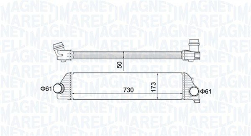 MAGNETI MARELLI Ladeluftkühler