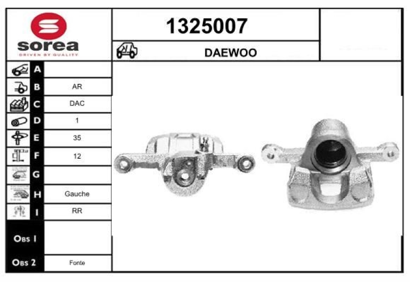 SNRA Brake Caliper