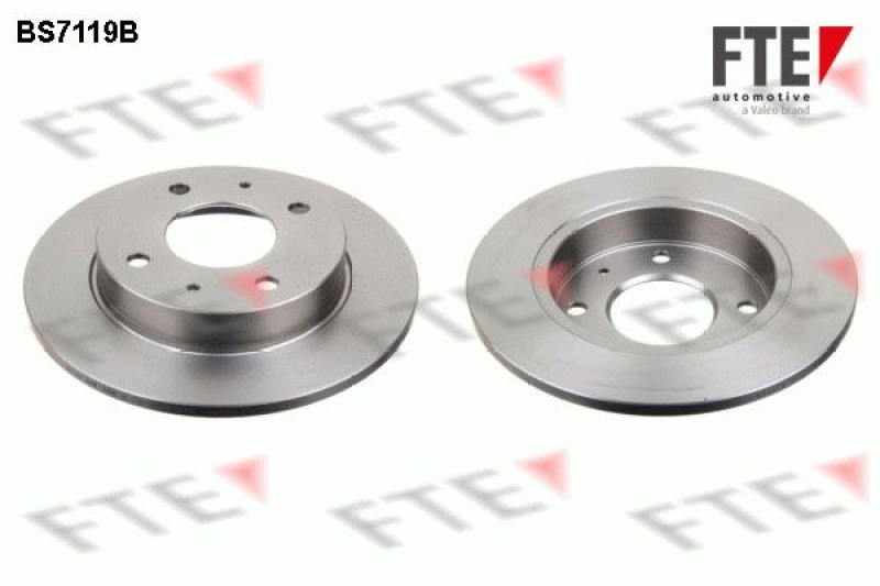 2x FTE Bremsscheibe COATED RANGE