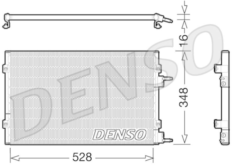 DENSO Kondensator, Klimaanlage