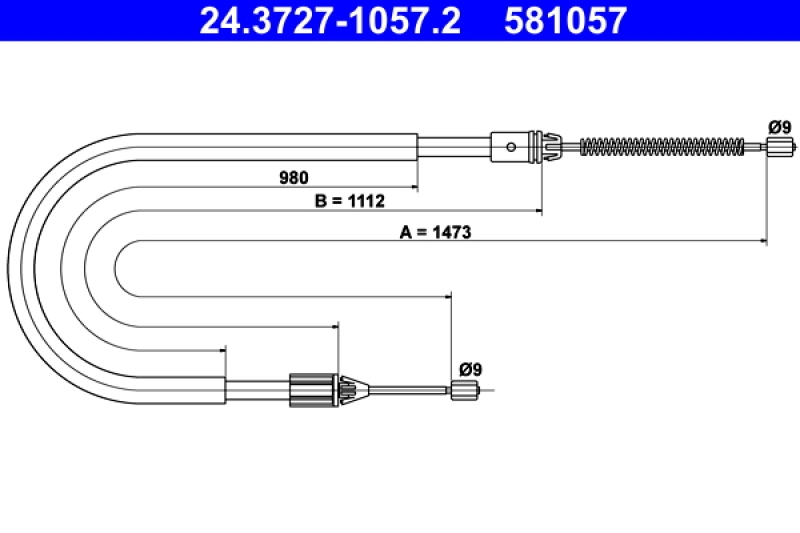 ATE Cable, parking brake