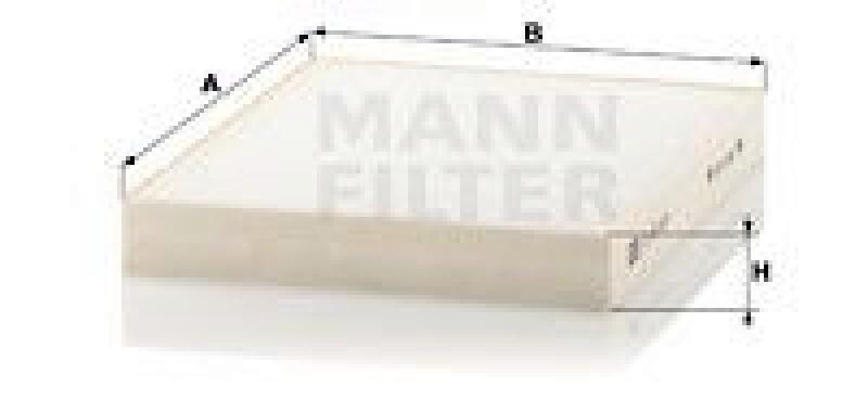 MANN-FILTER Filter, Innenraumluft