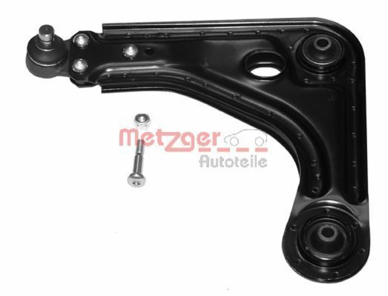 METZGER Control/Trailing Arm, wheel suspension KIT +