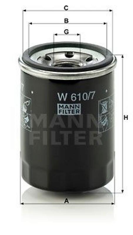 MANN-FILTER Oil Filter