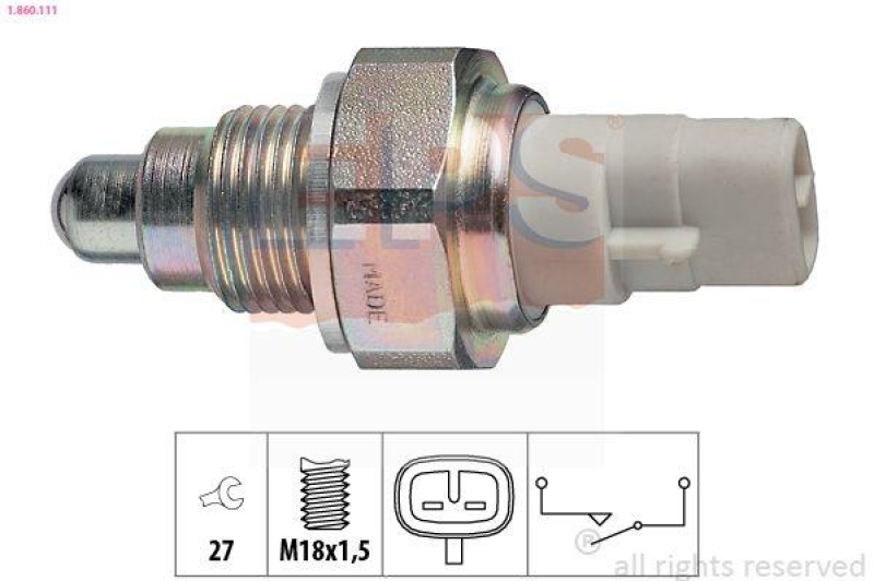 EPS Schalter, Rückfahrleuchte Made in Italy - OE Equivalent