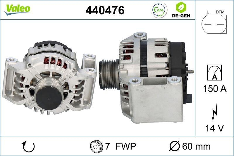 VALEO Alternator VALEO RE-GEN REMANUFACTURED