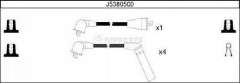 NIPPARTS Ignition Cable Kit