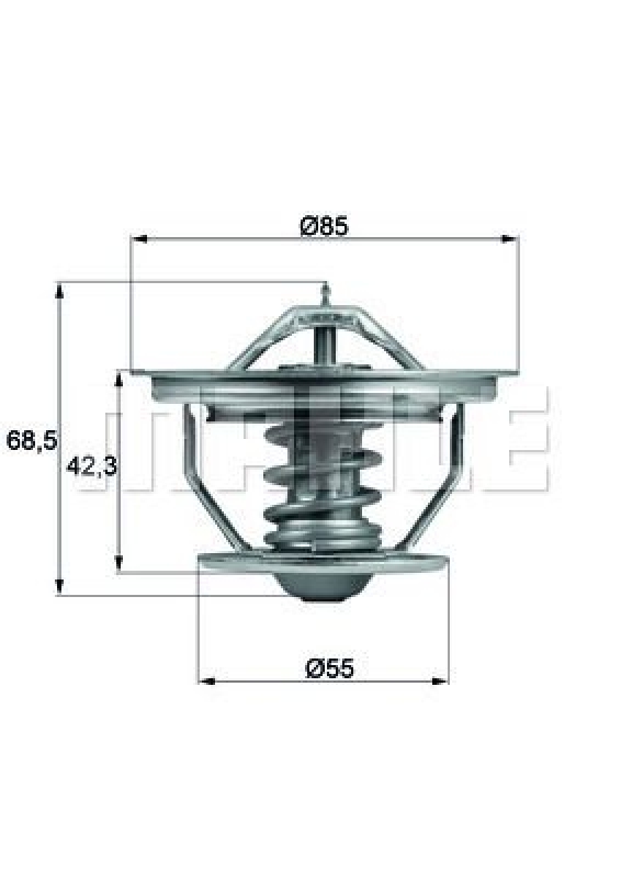 MAHLE Thermostat für Kühlmittel / Kühlerthermostat BEHR