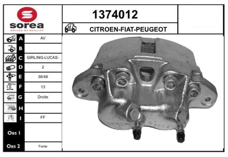 SNRA Brake Caliper