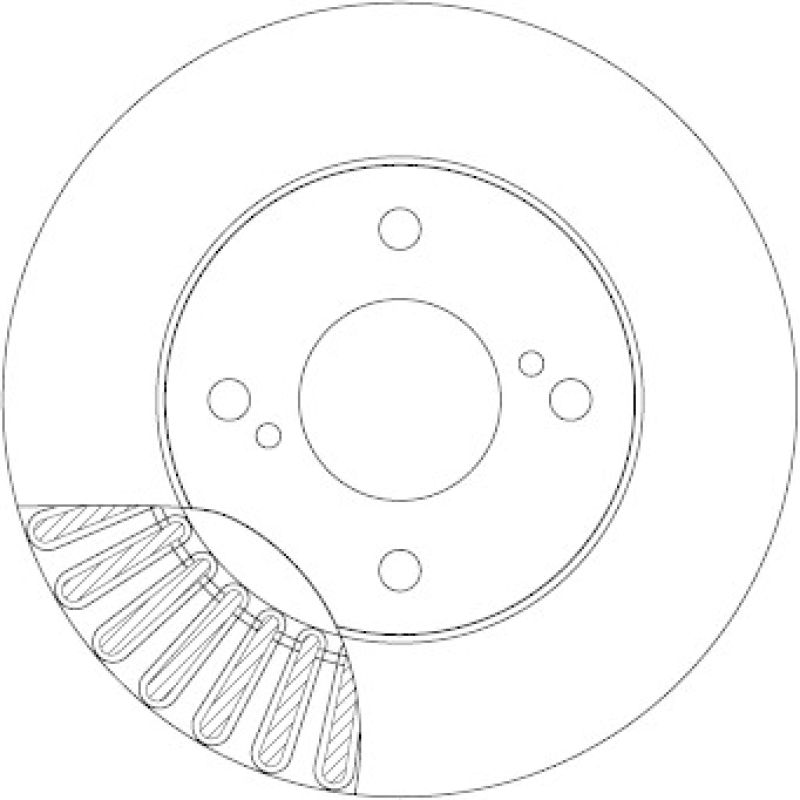 2x TRW Bremsscheibe