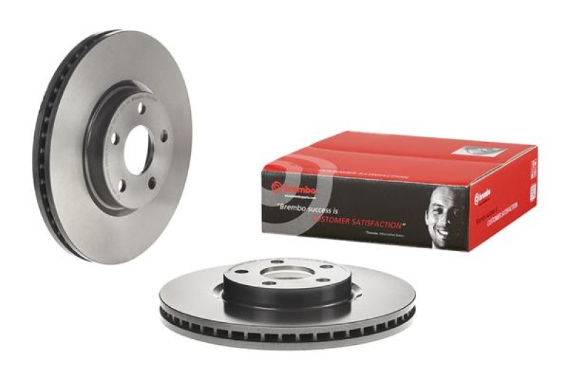 2x BREMBO Bremsscheibe PRIME LINE - UV Coated