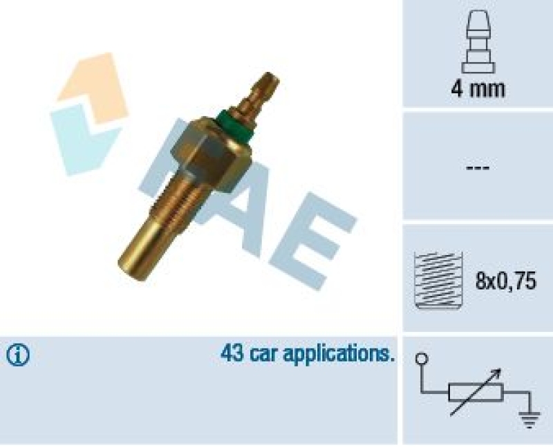 FAE Sensor, Kühlmitteltemperatur