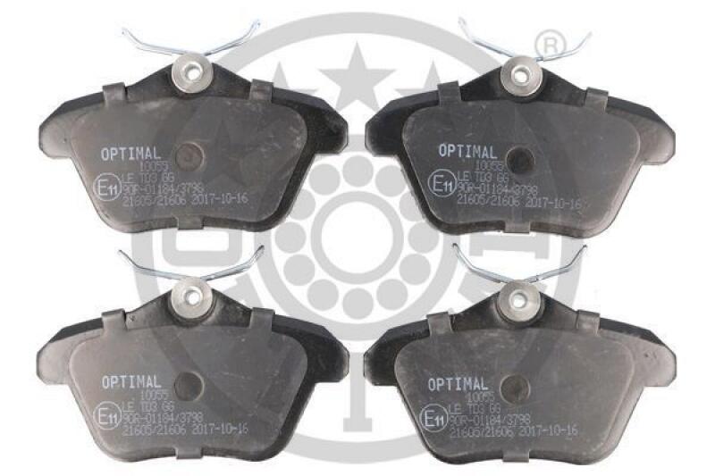 OPTIMAL Brake Pad Set, disc brake