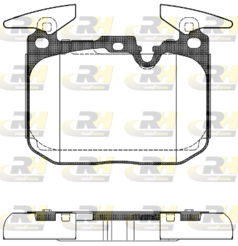 ROADHOUSE Brake Pad Set, disc brake