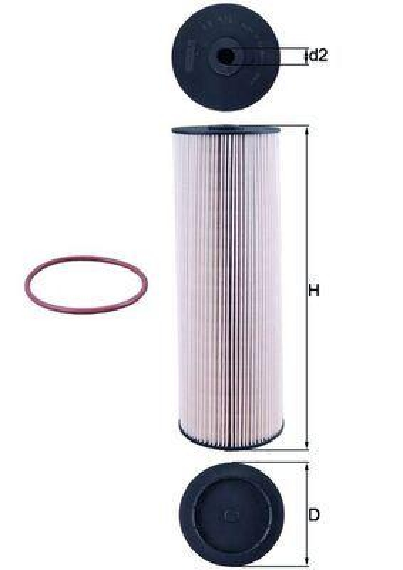 MAHLE Fuel filter