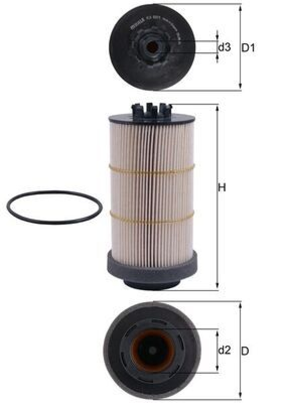 MAHLE Fuel filter