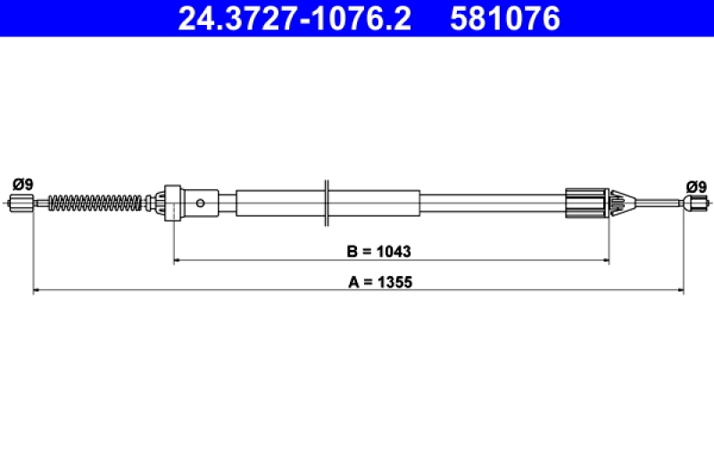 ATE Cable, parking brake