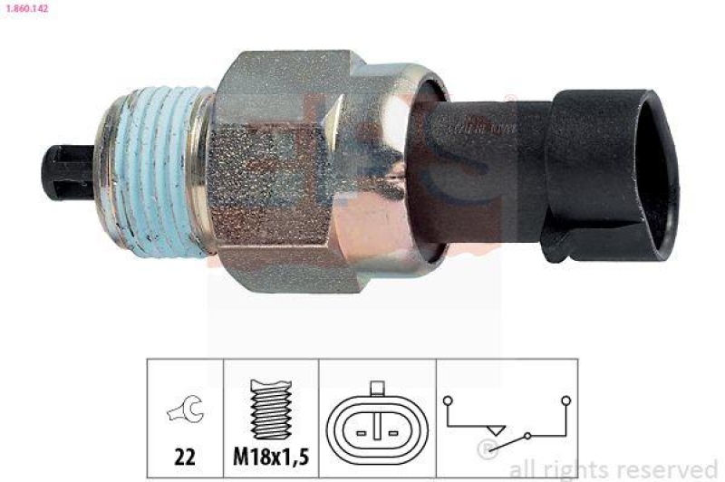 EPS Schalter, Rückfahrleuchte Made in Italy - OE Equivalent