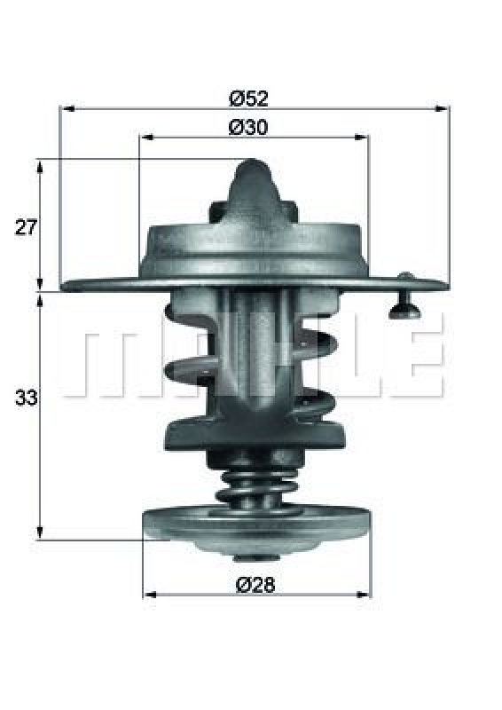 MAHLE Thermostat für Kühlmittel / Kühlerthermostat BEHR