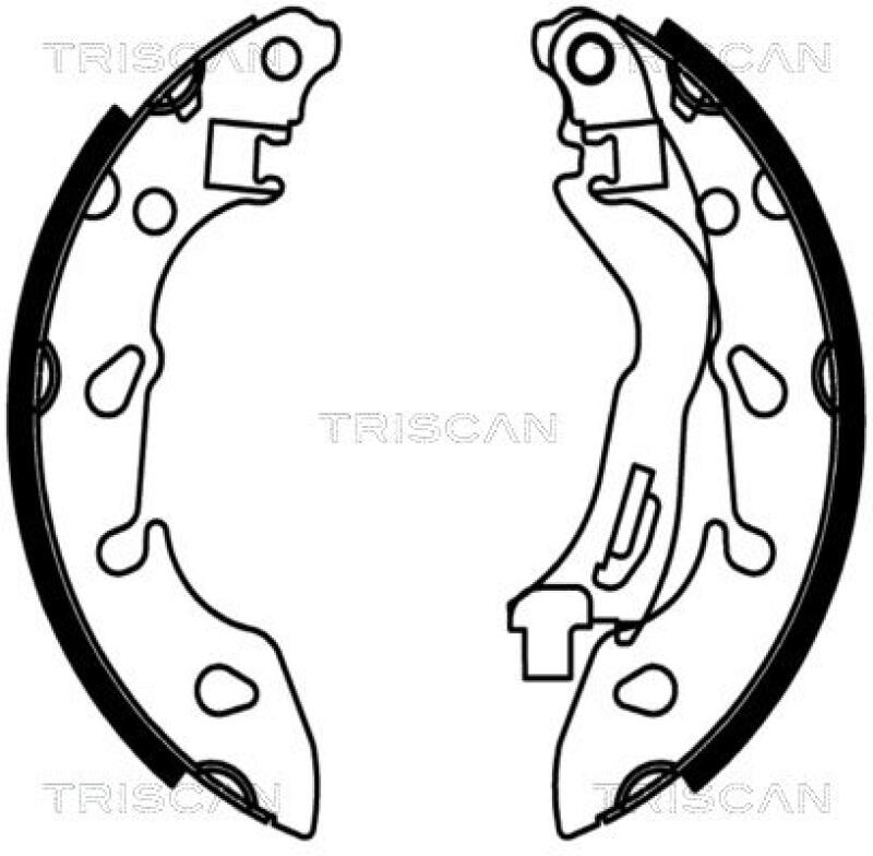 TRISCAN Bremsbackensatz