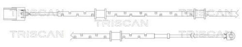 TRISCAN Warnkontakt, Bremsbelagverschleiß