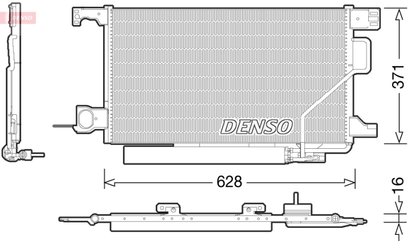 DENSO Kondensator, Klimaanlage