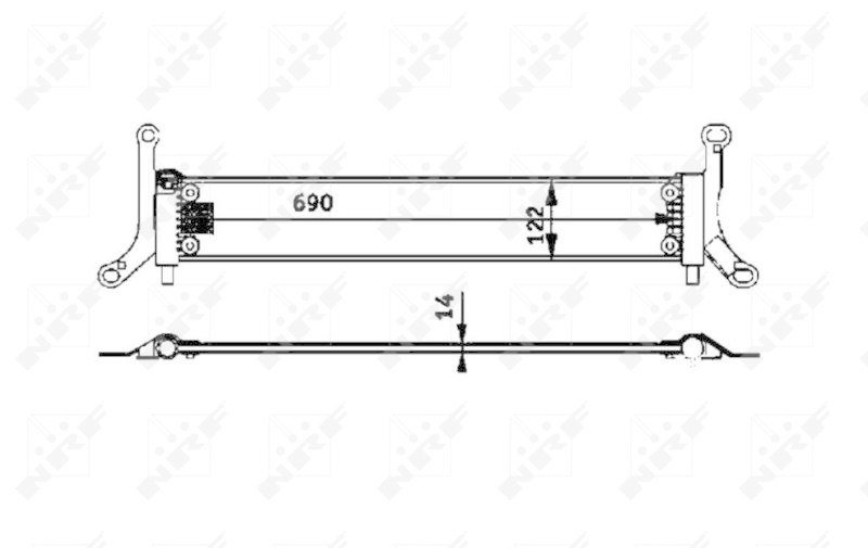 NRF Radiator, engine cooling