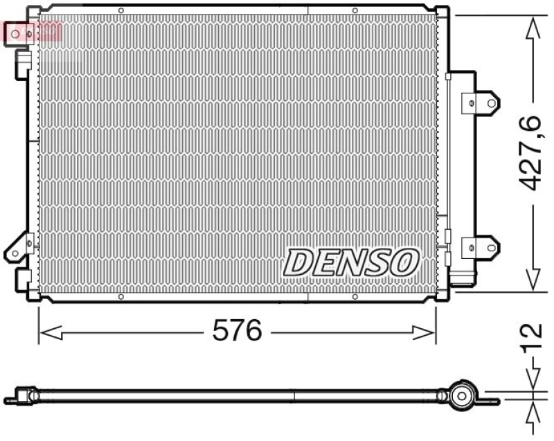 DENSO Kondensator, Klimaanlage