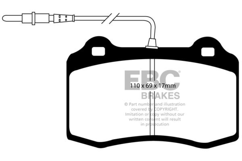 EBC Brakes Brake Pad Set, disc brake