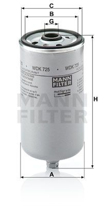 MANN-FILTER Fuel Filter