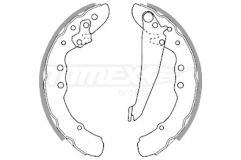 TOMEX Brakes Bremsbackensatz