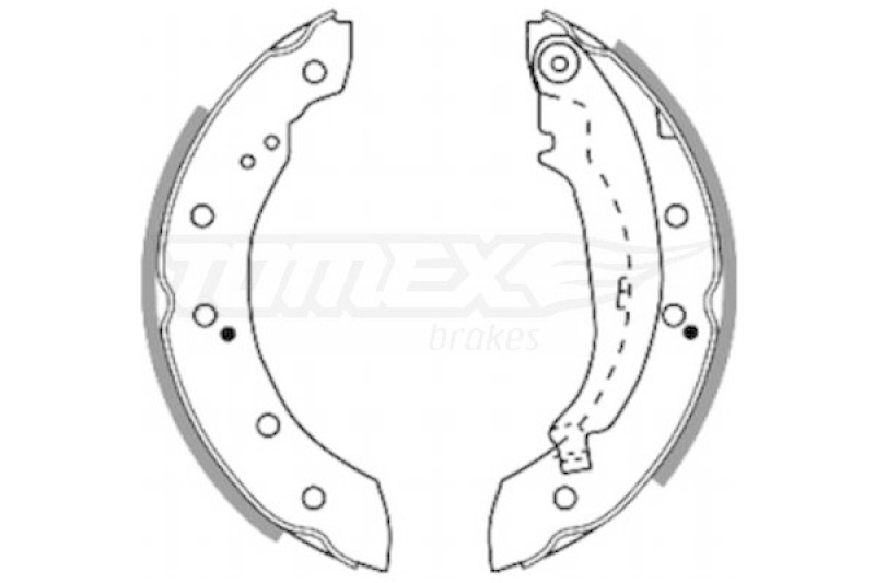 TOMEX Brakes Bremsbackensatz