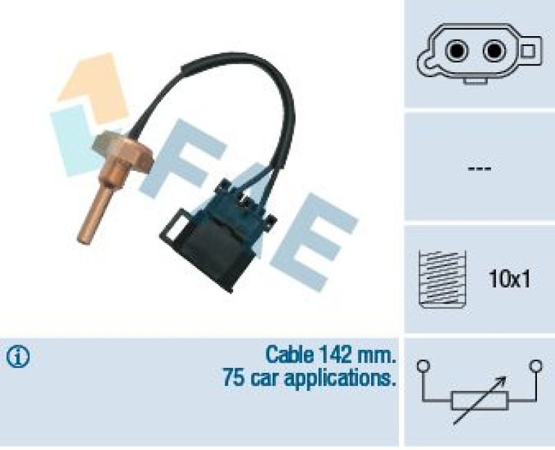 FAE Sensor, coolant temperature